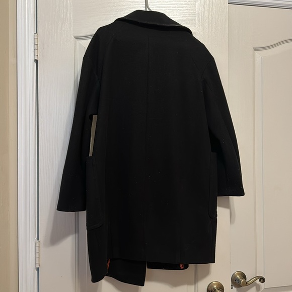 Top shop women’s black coat size US 6 - Picture 3 of 6